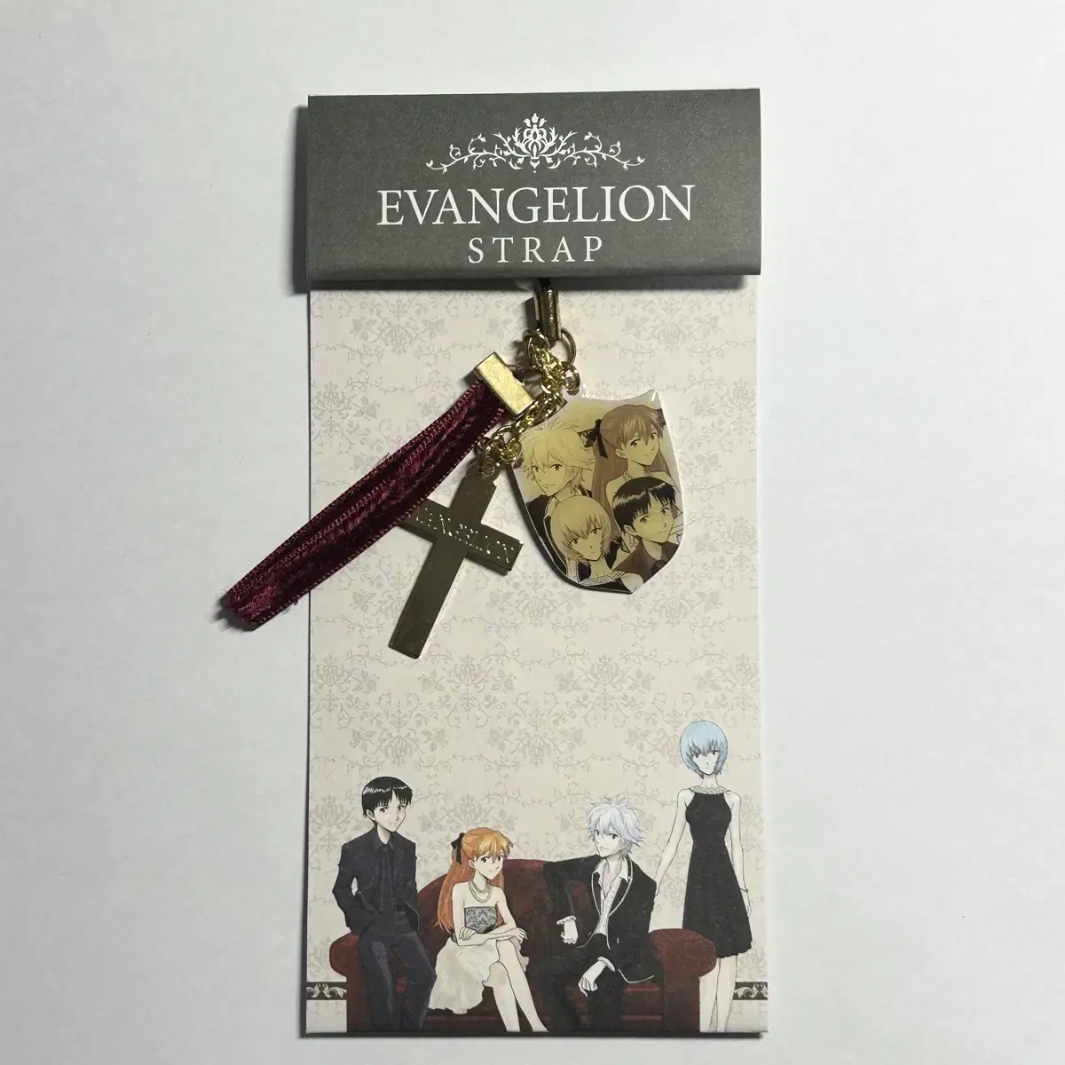 Bulk) Neon Genesis Evangelion Classic Cross keyring + Wehas kard Trading Cards