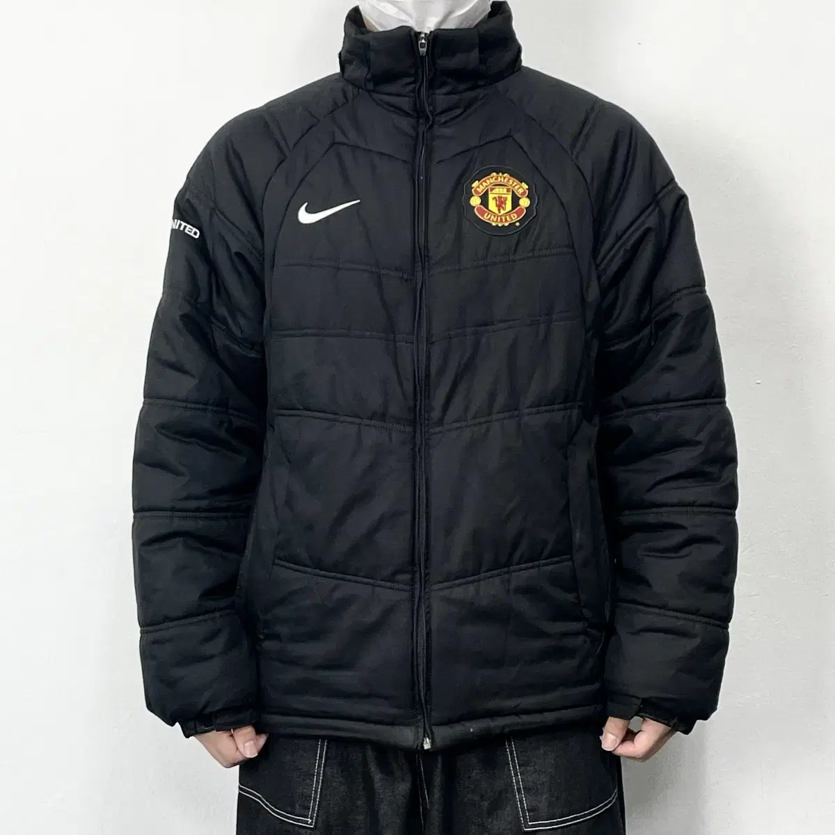 Nike Swoosh Manchester United Jumper Jacket Black