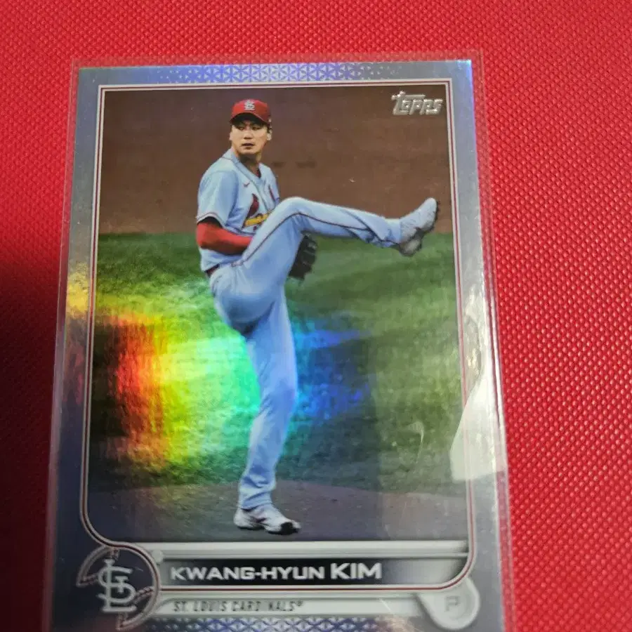 김광현 2022 Topps Silver foil 카드