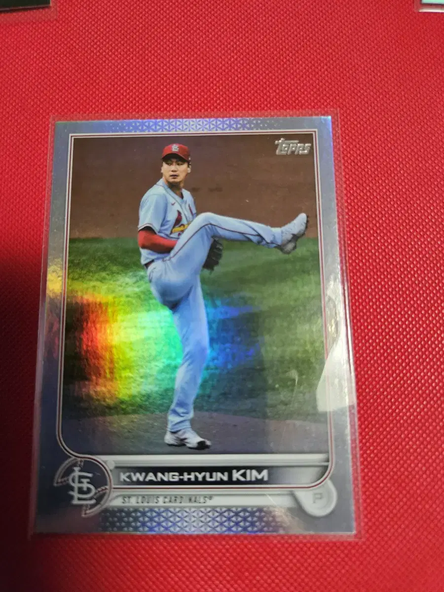 김광현 2022 Topps Silver foil 카드