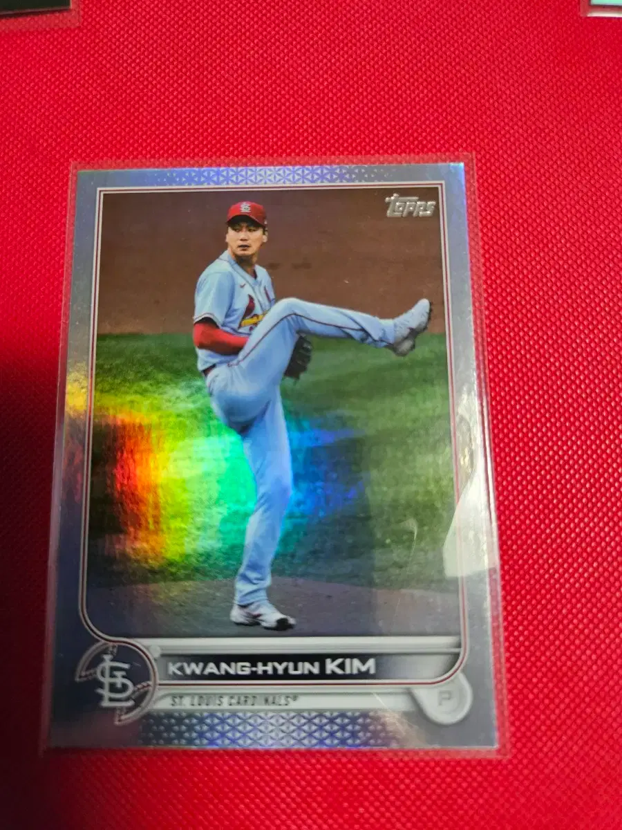 김광현 2022 Topps Silver foil 카드