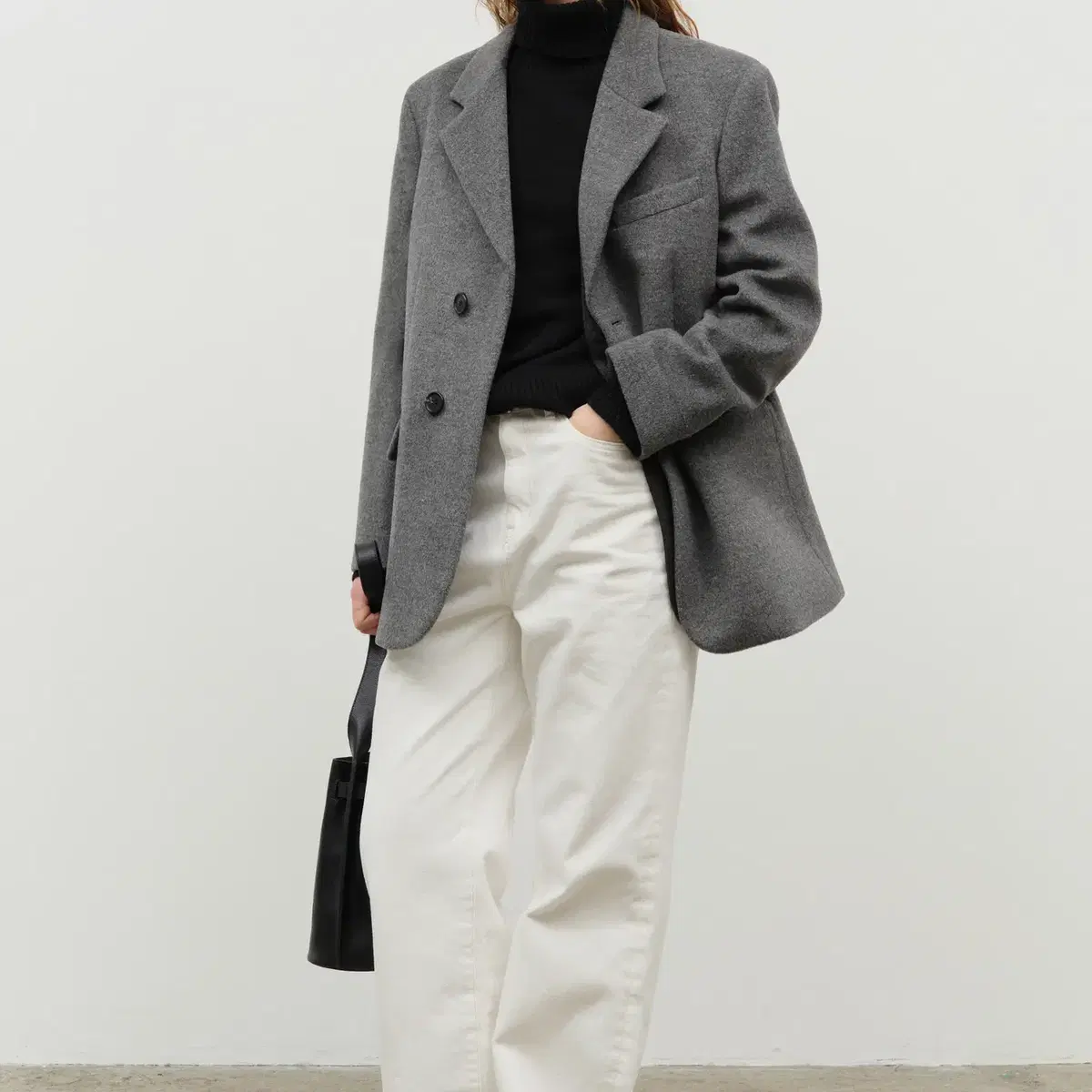 던스트  UNISEX LAYERED HEAVY WOOL BLAZER