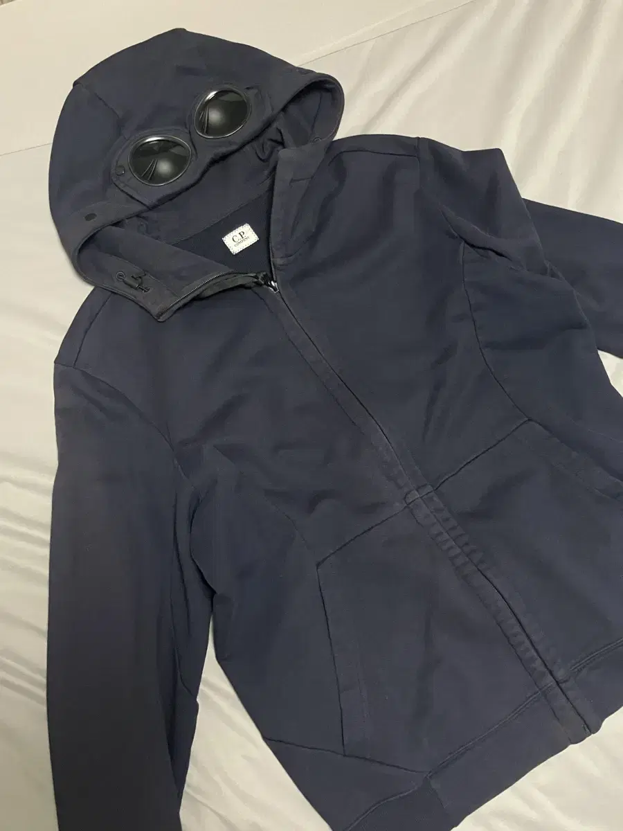 Cp Company Genuine O Goggle Hooded Zip Up Jacket