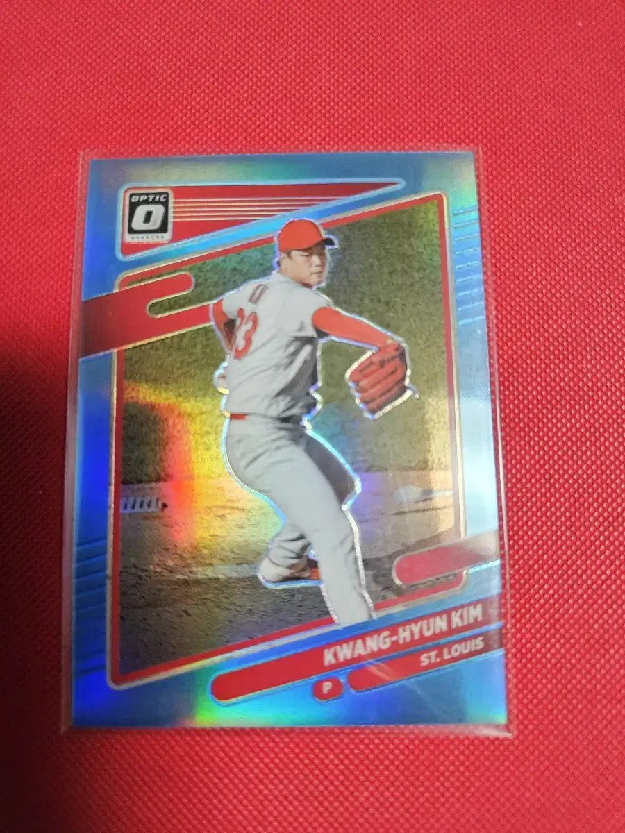 김광현 50장 한정 2021 Donruss Optic Blue 프리즘