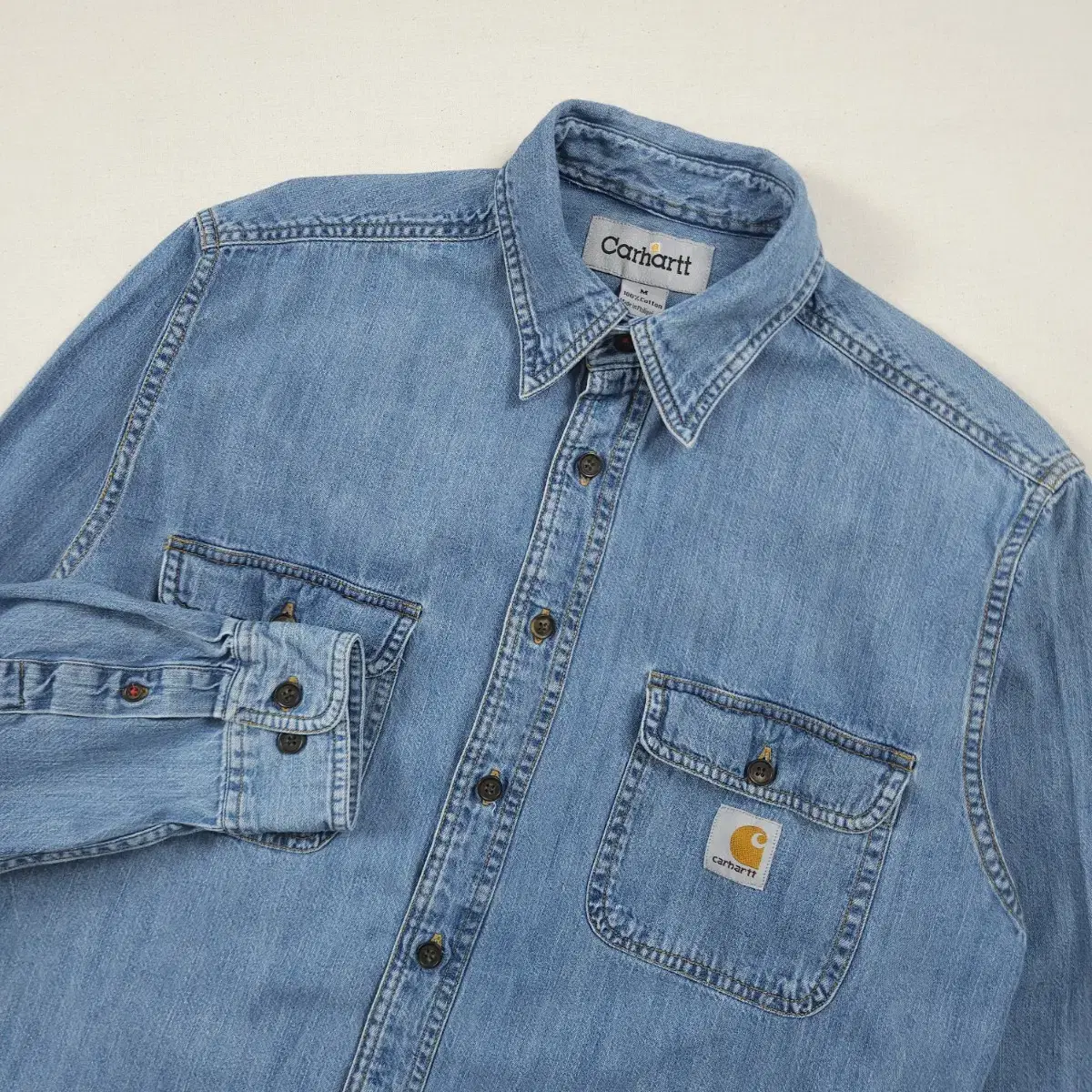 Calhart Remake Denim Shirt Jin Blue (L)