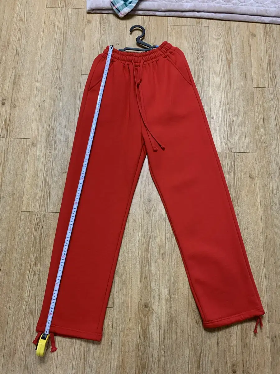 brushed jogger chuu running pants black,red newfree unisex