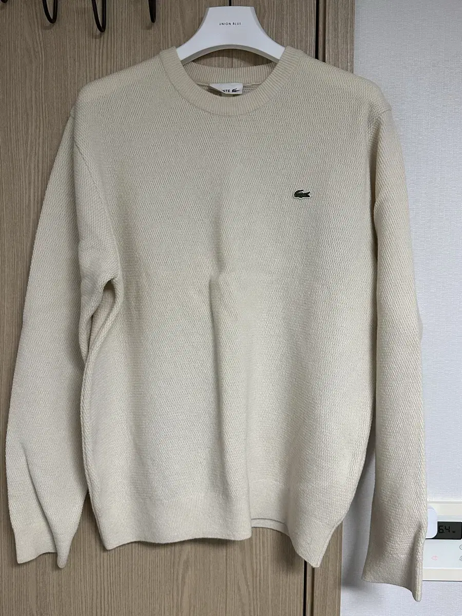 Lacoste 100% Wool Knit AH597E Ivory(105)