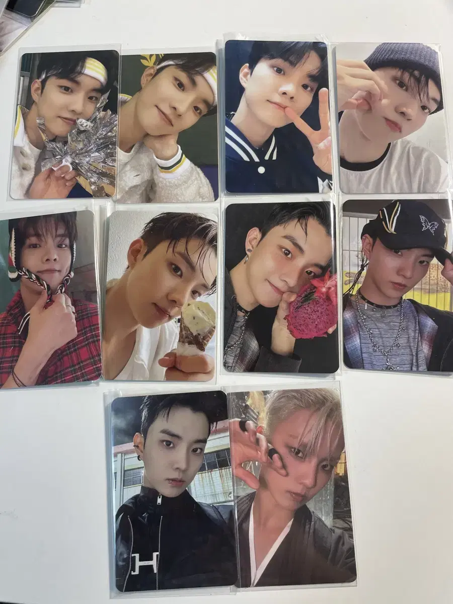 The Boyz q Photocard bulk seasons greetings Guazzam Jenner Watchit Lipgloss Trigger Trigger