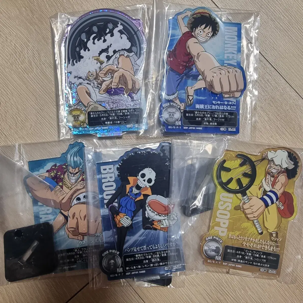 ONEPIECE First Lottery Nikarupi acrylic sub prizes (F,G,H) bulk