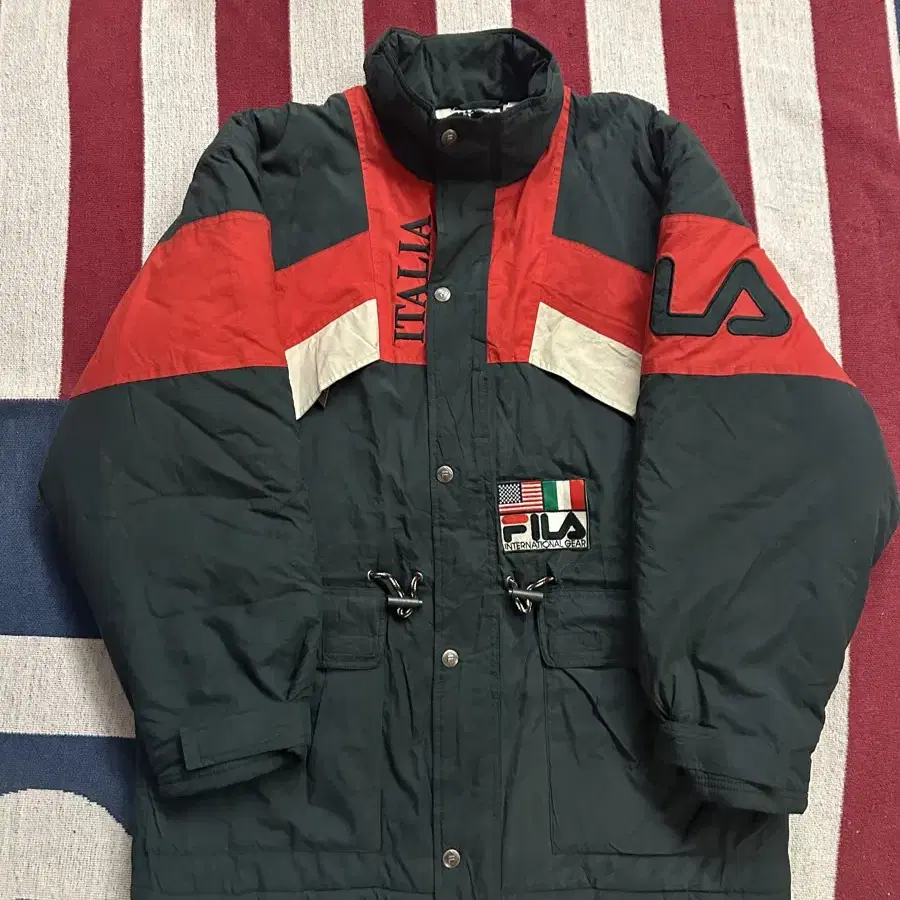 FILA ITALIA dark green quilting jacket