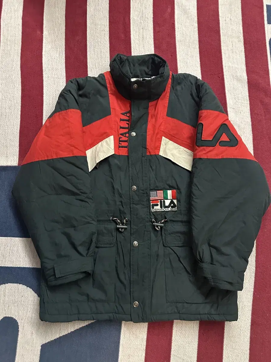 FILA ITALIA dark green quilting jacket