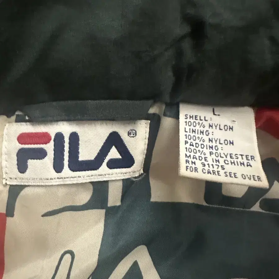 FILA ITALIA dark green quilting jacket