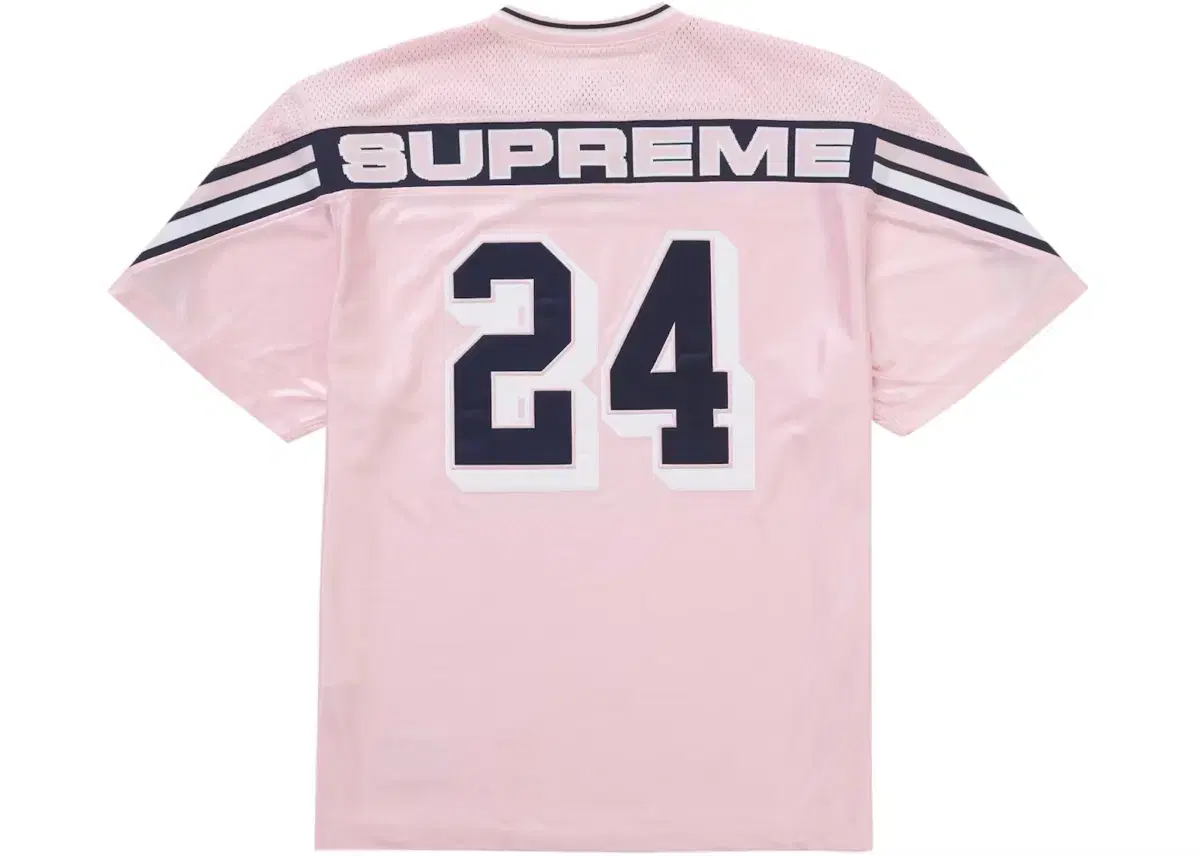 Supreme Jacquard Ribbed Football Jersey Pink