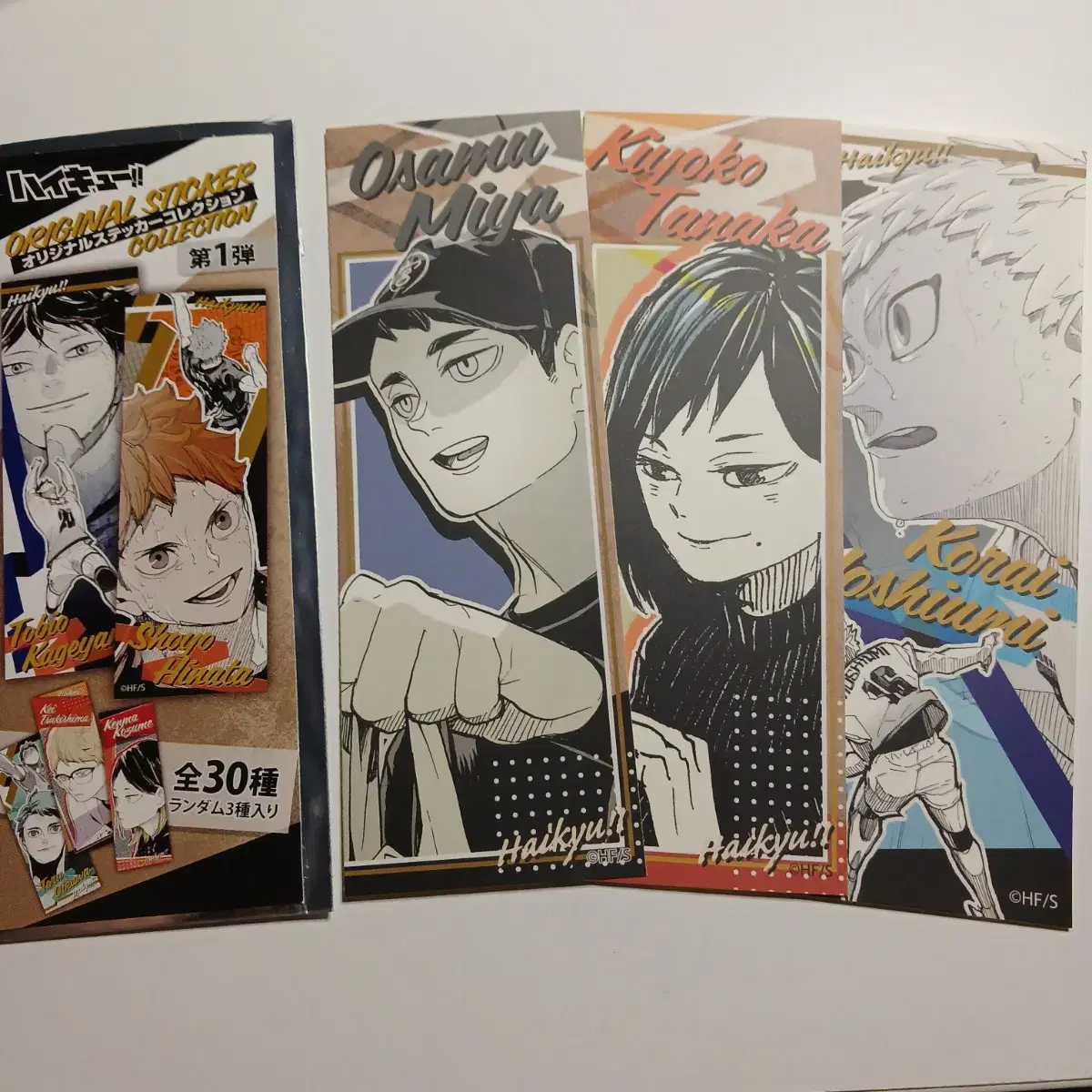 Haikyuu original art stickers