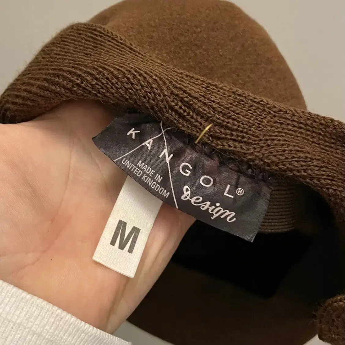 (S~M)KANGOL 캉골 울 이어플랩 베레모 헌팅캡 모자