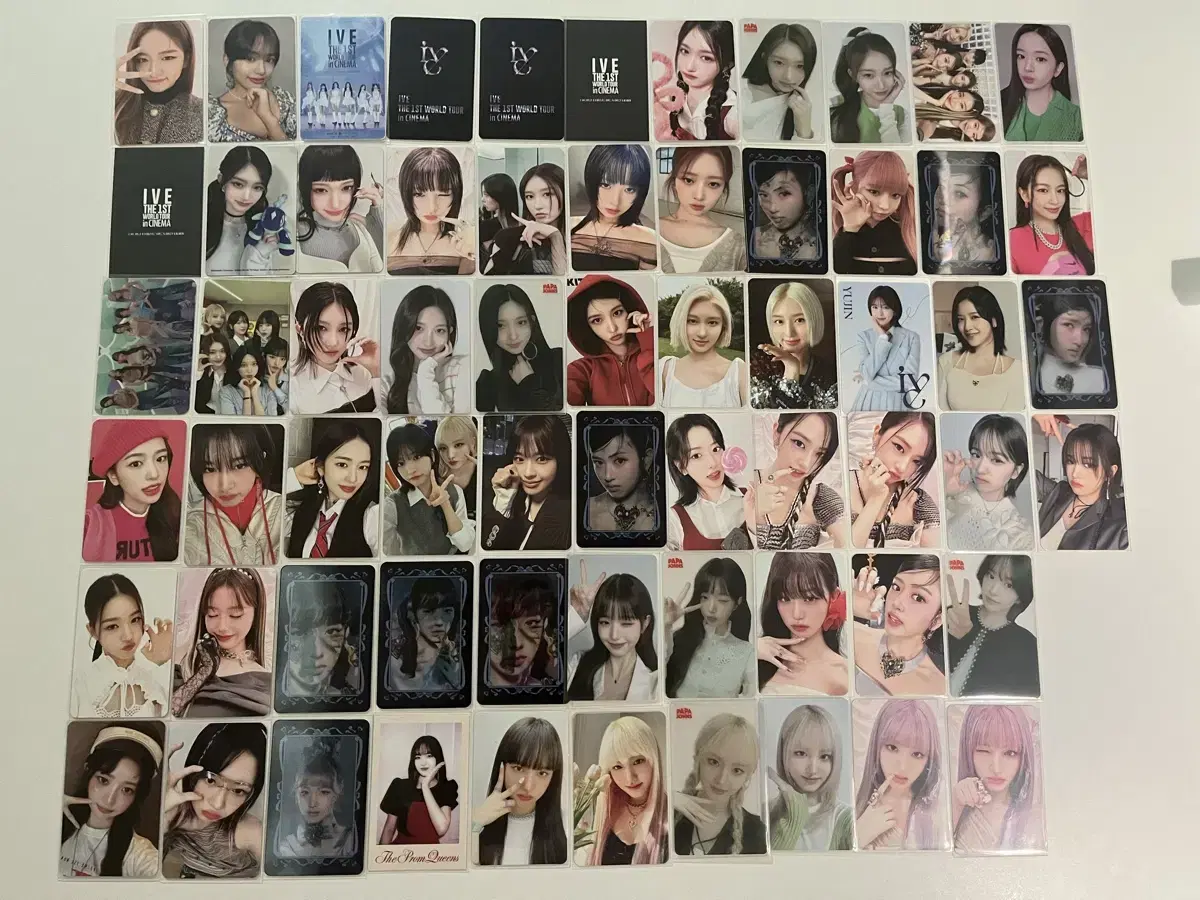 Ive got 64 official ive photo kards for sale bulk 