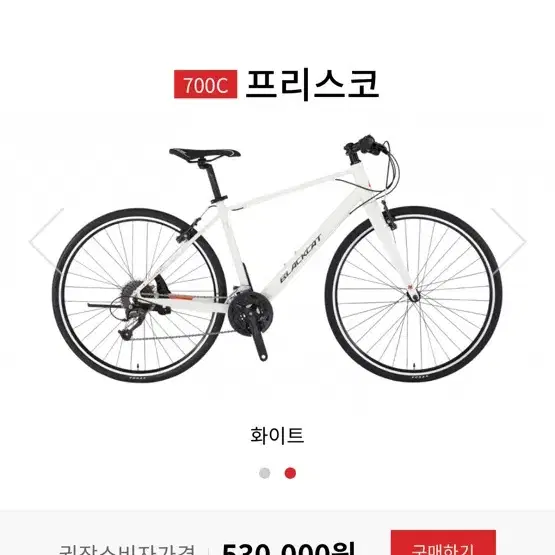 블랙캣 700c 프리스코 하이브리드 자전거