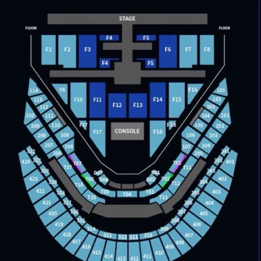 급처)127콘서트 첫콘 플로어 f18 토롯코명당