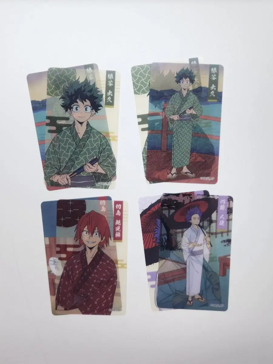 Hiroaka Midoriya Kirishima Shinsou Yukata Clear Card