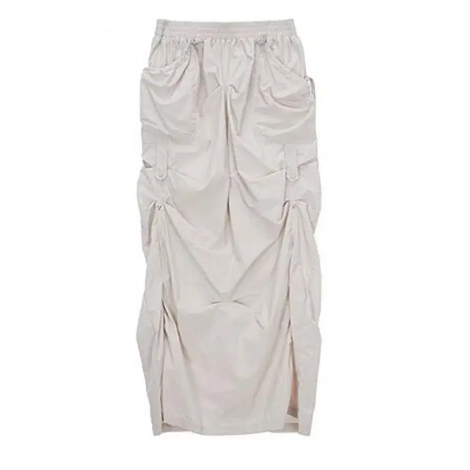 마뗑킴 HYBRID SHIRRING MAXI SKIRT