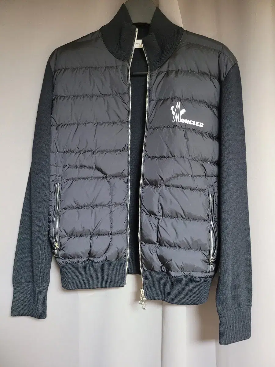 Moncler Knitted puffer black size L