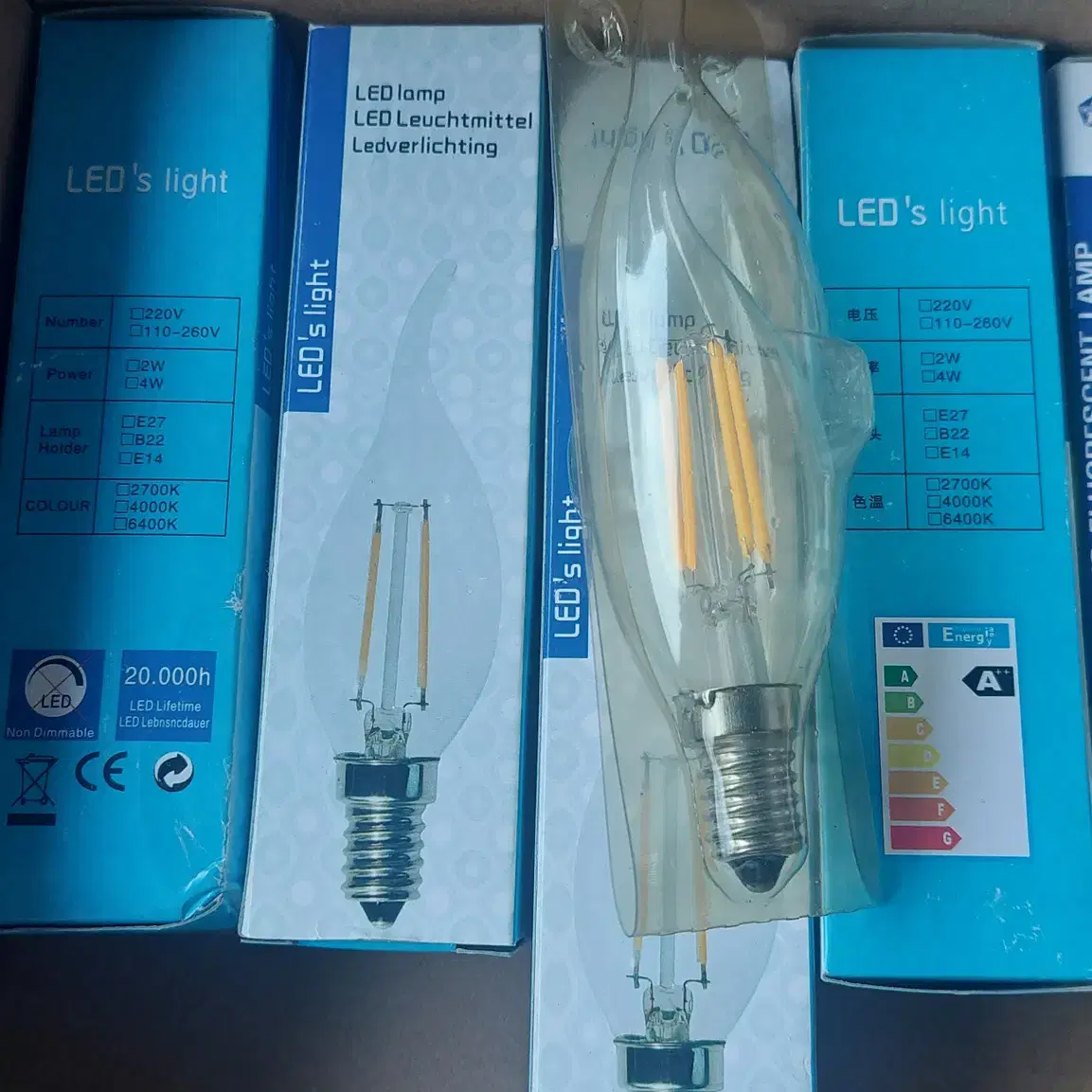 220v LED 촛대전구 E14소켓 일괄 택포