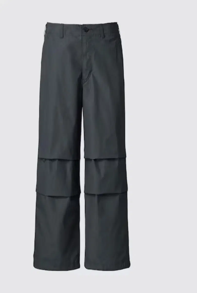 Uniqlo Wide Fit Parachute Cargo Pants, Wide Fit Parachute Pants