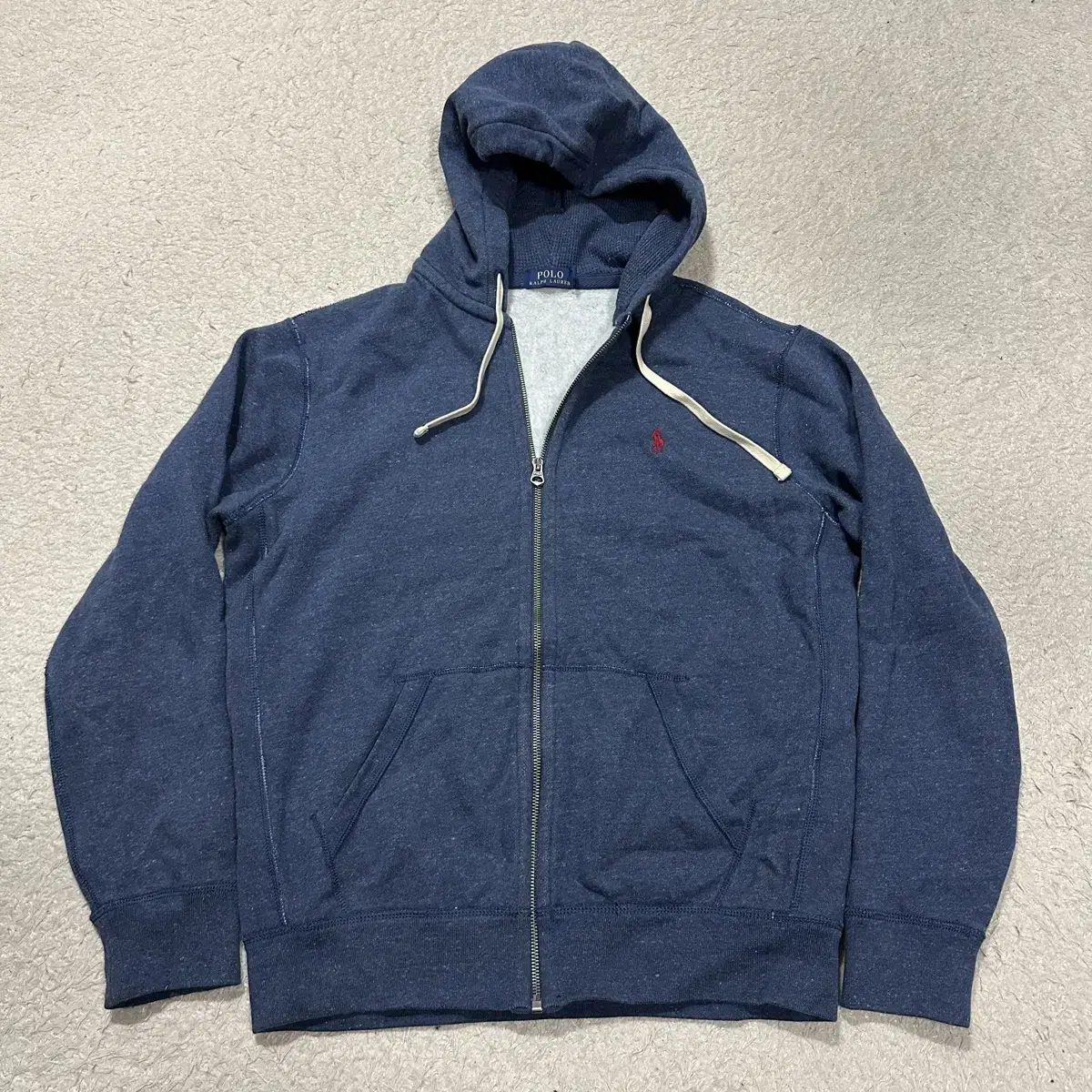 Polo hooded zip-up brushed L 105