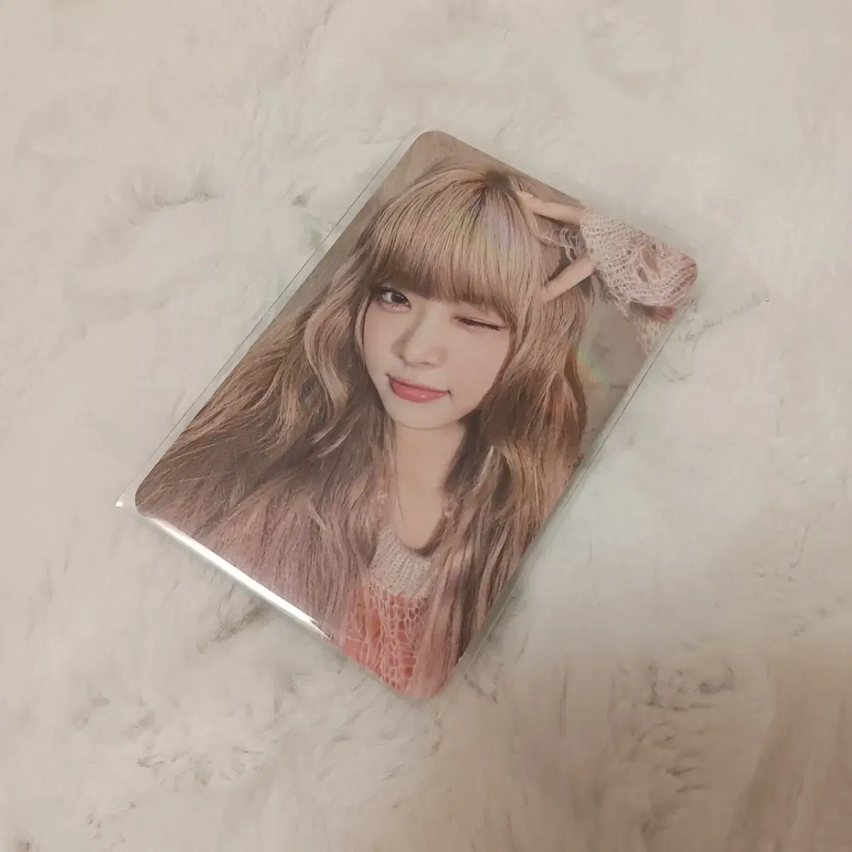 le sserafim kim chaewon EASY photocard photocard alfo