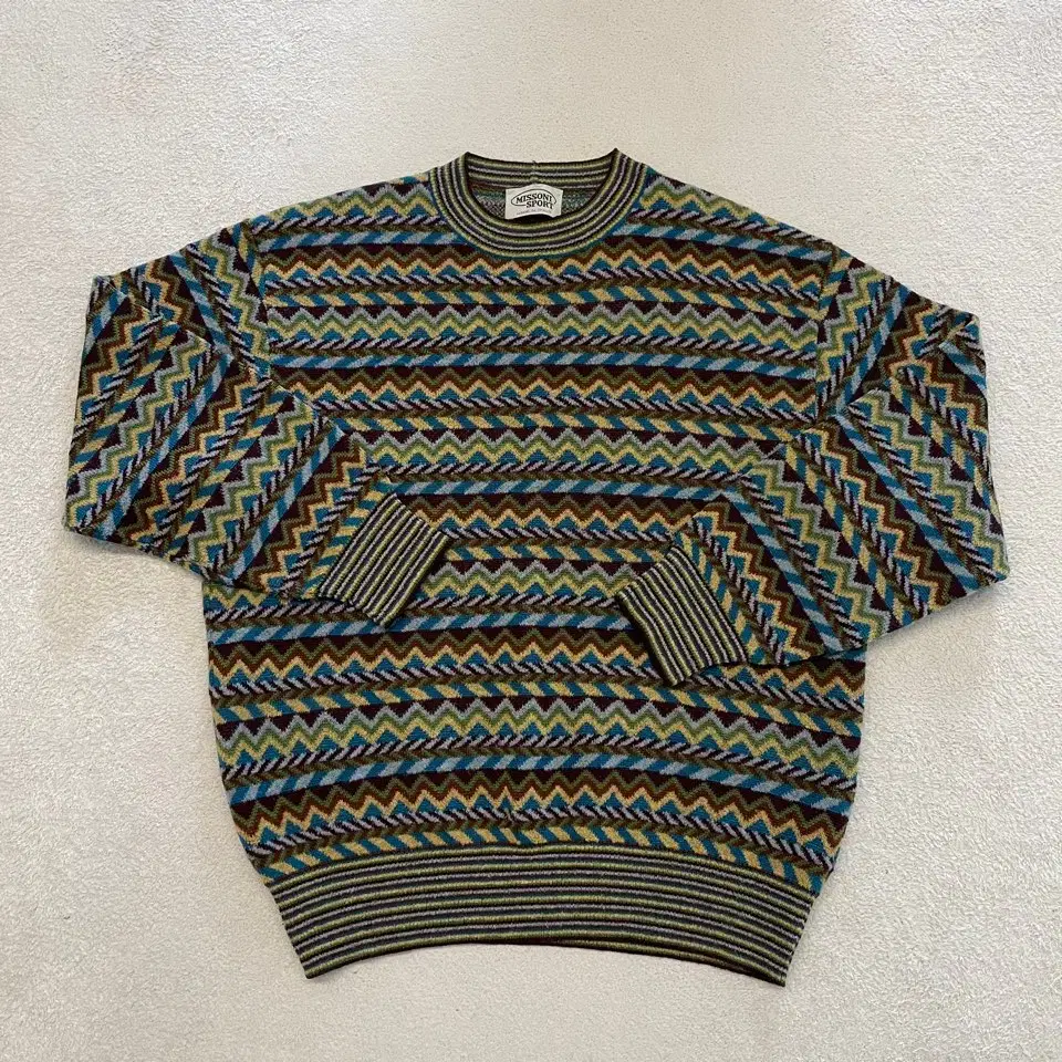 Missoni Men's Wool Pattern Knit 105-110