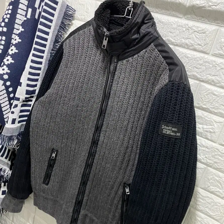 Schott nyc Knit&padded Jacket