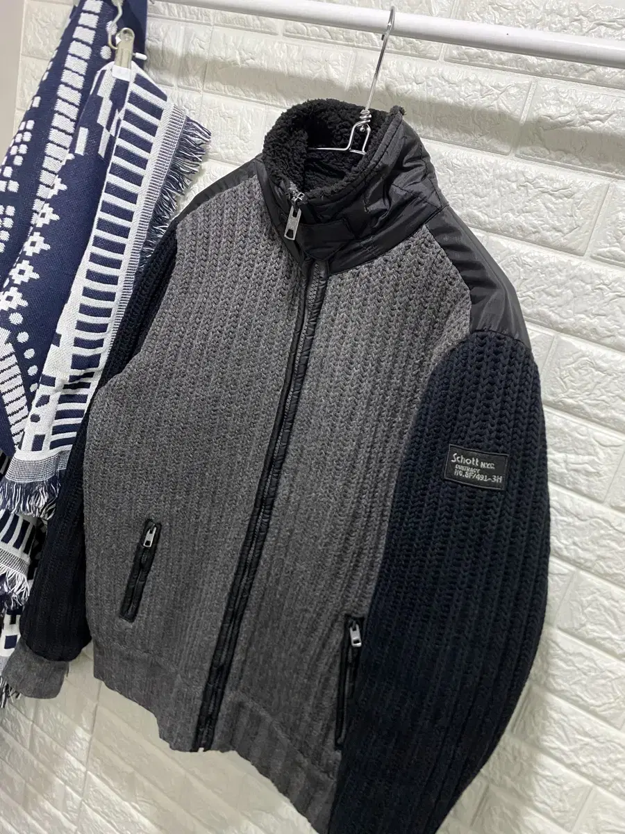 Schott nyc Knit&padded Jacket