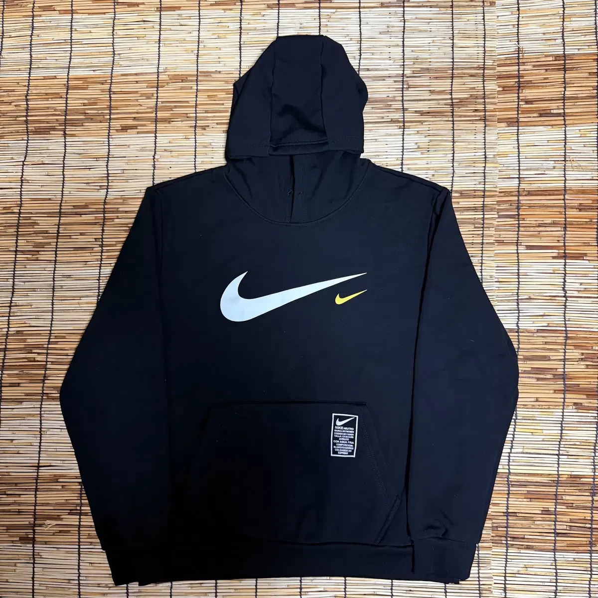 Nike Black Double Swoosh Hoodie 2XL (true to size)