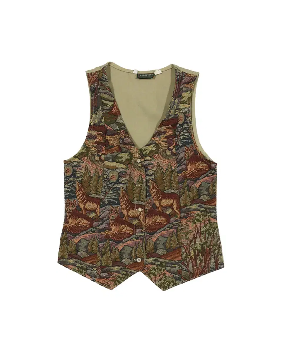 Vintage USA 90s Jacquard Vest