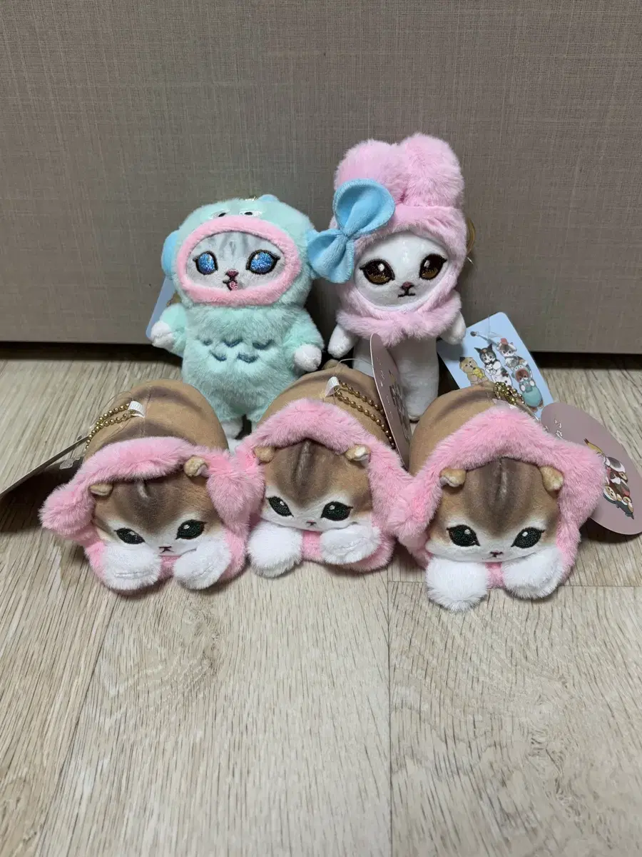 (새상품) 모후샌드 식빵 고양이 키링인형