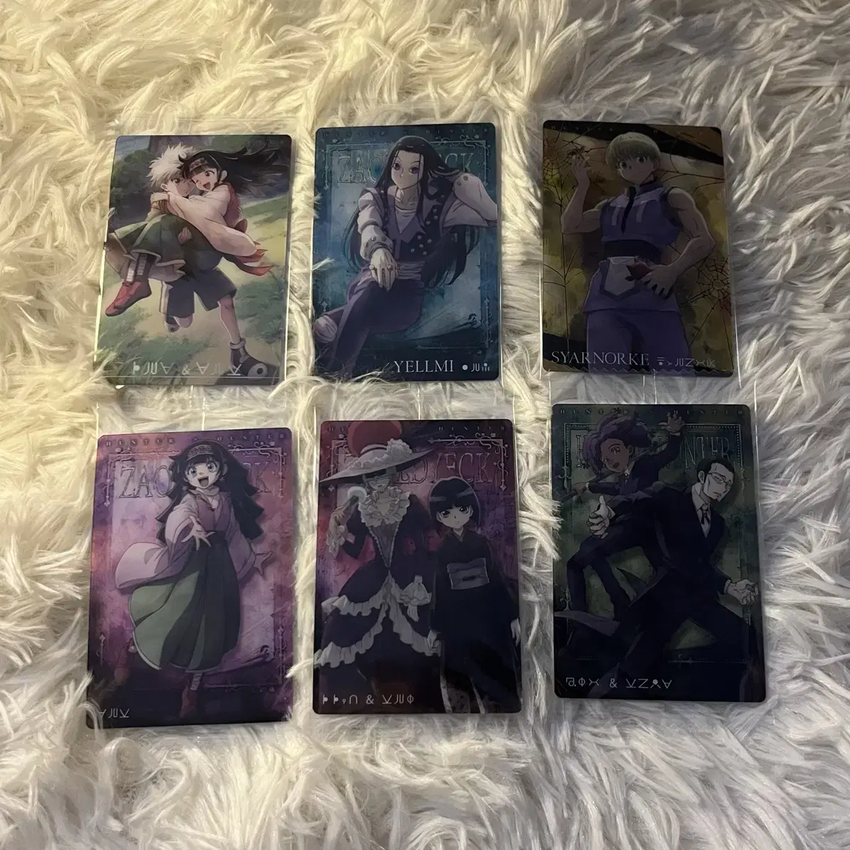 Hunterhunter itajaga wehas kirah irmi zordik kard photocard bulk