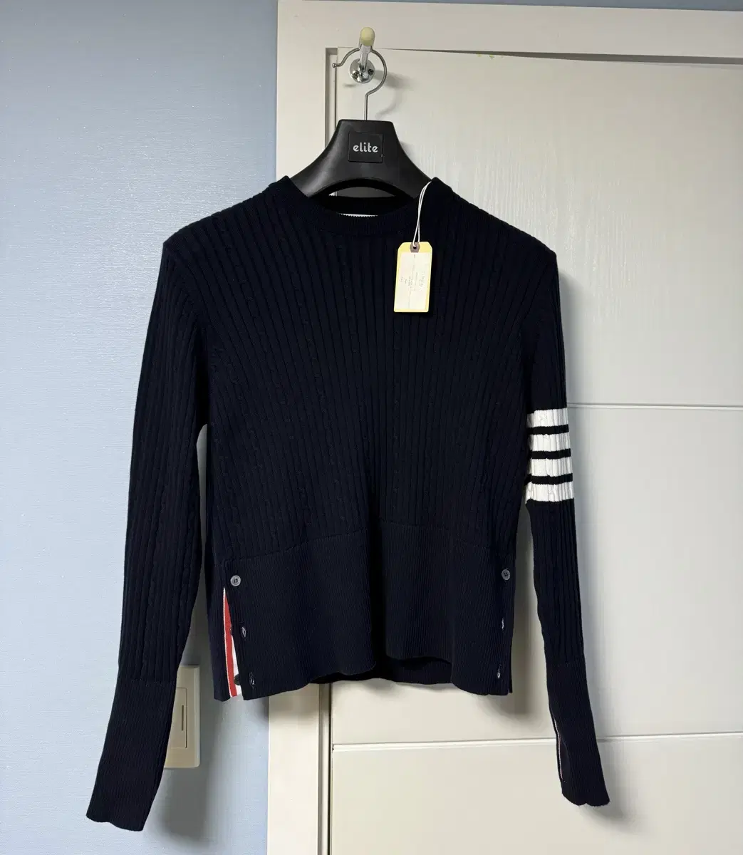 (KREAMNew/2) Thom Browne Cable Cotton Diagonal Knit (As Is)