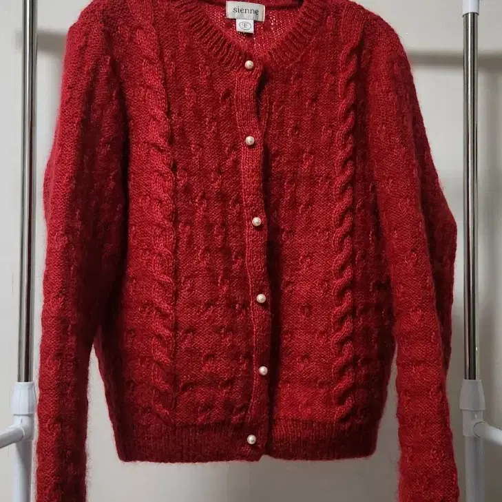 시엔느 가디건 Anne Mohair Cardigan (Red)