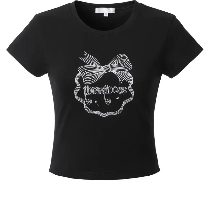[threetimes]★Heart ribbon tee★クロップTシャツ★韓国人気 楽天市場】Tシャツ ハート ロゴ プリント ショート丈 ミニT