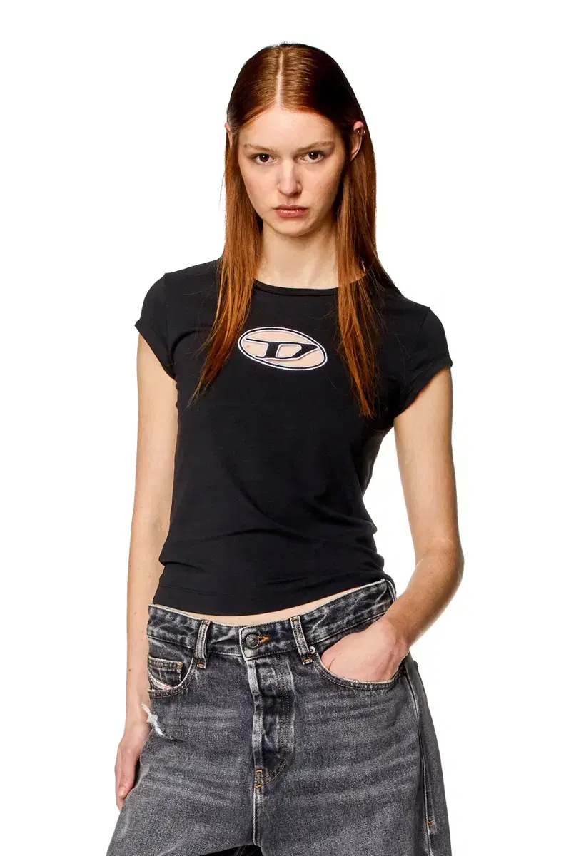 Diesel Peekaboo Cutout Logo T-Shirt (Full)