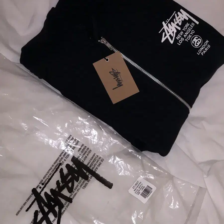 Stussy 스투시 월드투어 후드집업 L