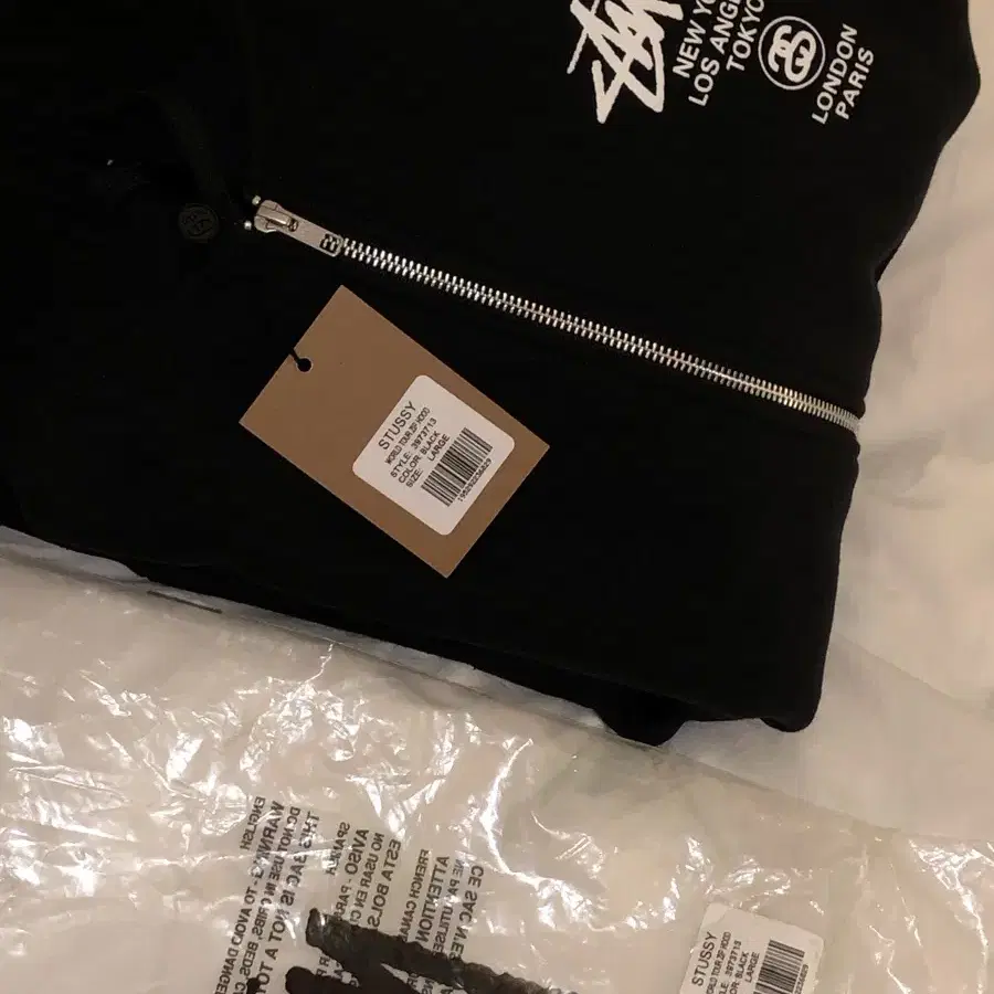 Stussy 스투시 월드투어 후드집업 L