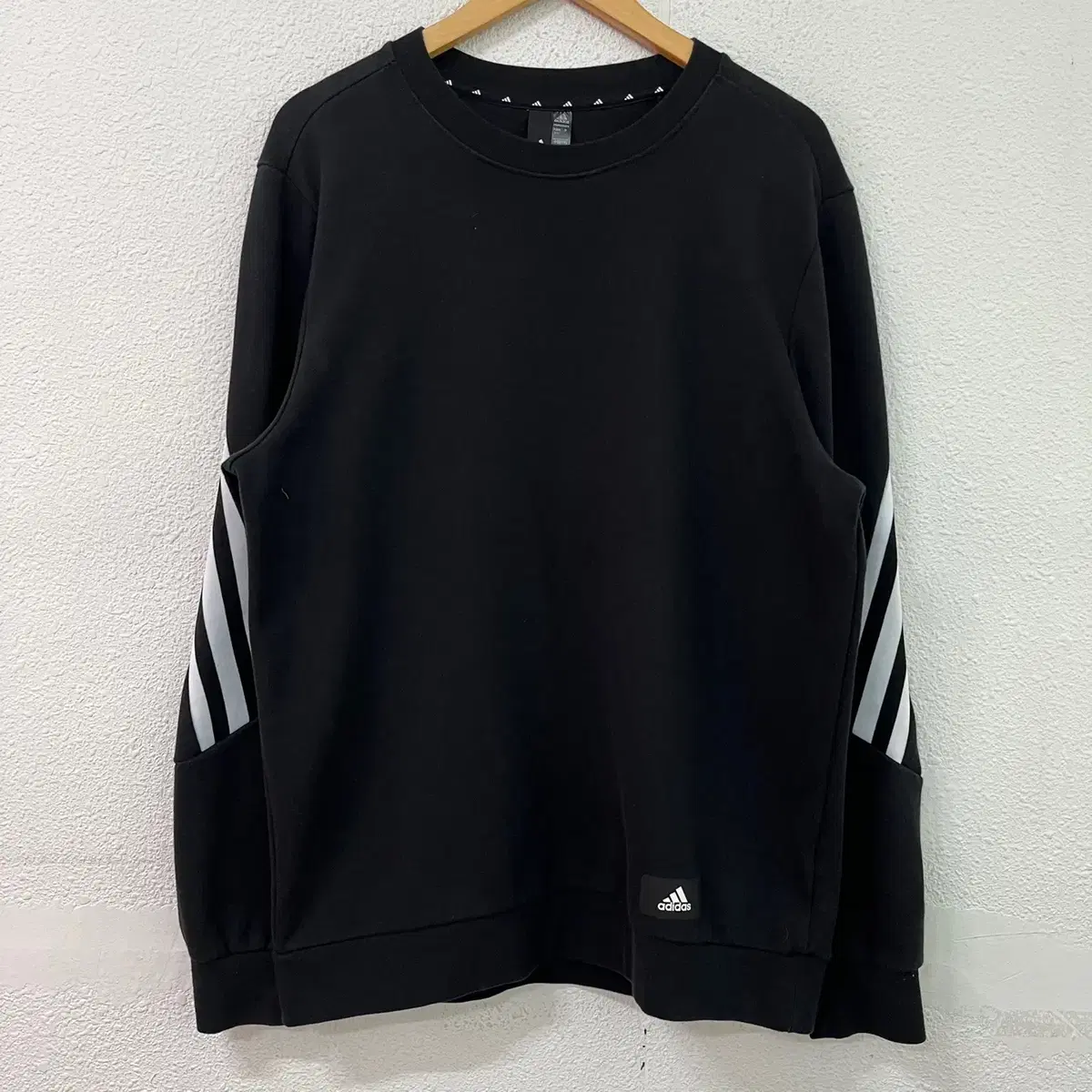 [110] New Adidas FutureIkon Long Sleeve Top Black 0697