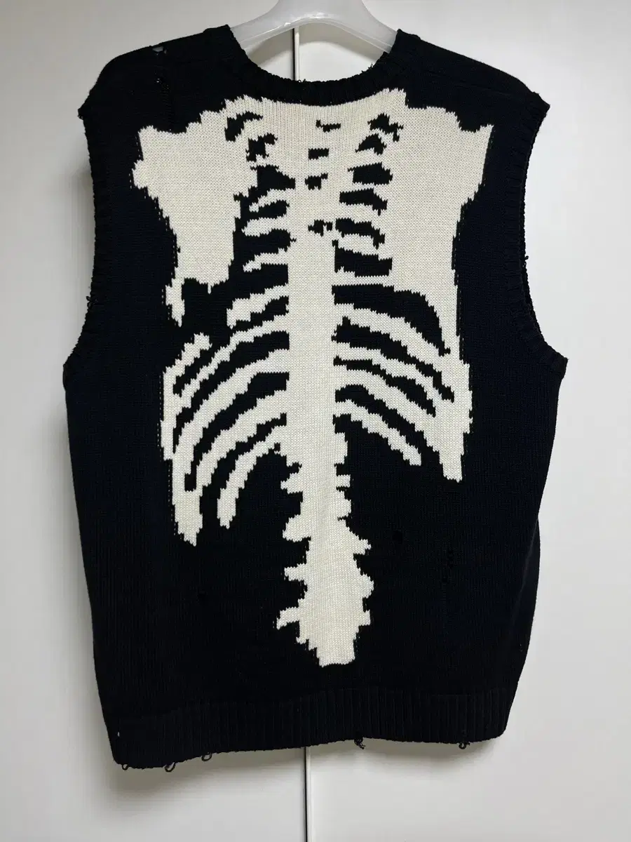 Kapital Capital Bone Knit Vest Black 3 sizes