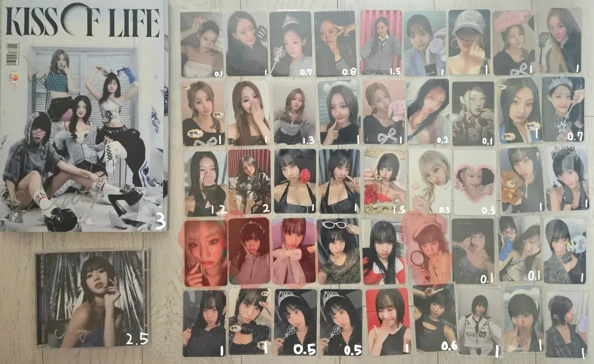 Kiss of Life photocard sell buncheol