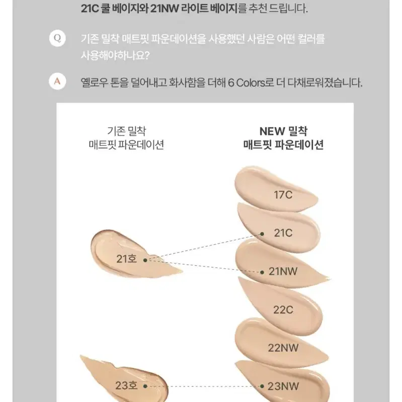 지베르니 밀착 매트핏 파운데이션 22C 로지베이지