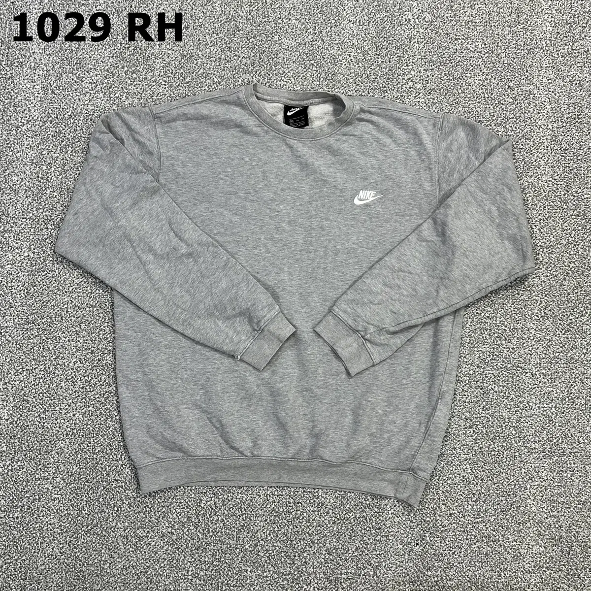 [110] Nike Soloswoosh Crew Neck Sweatshirt Gray 029RH