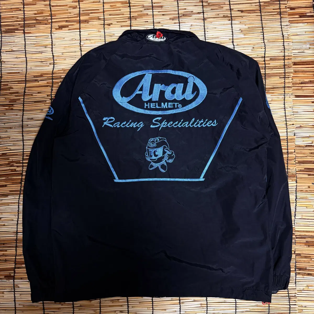 Arai Racing Black Big Logo Captain's Windbreaker L