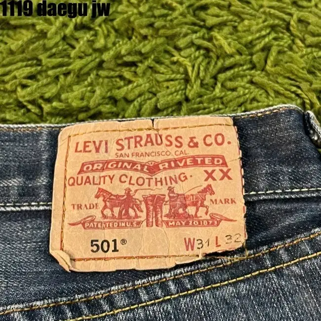 31/32-501 LEVISTRAUSS&CO PANTS 리바이스 청바지