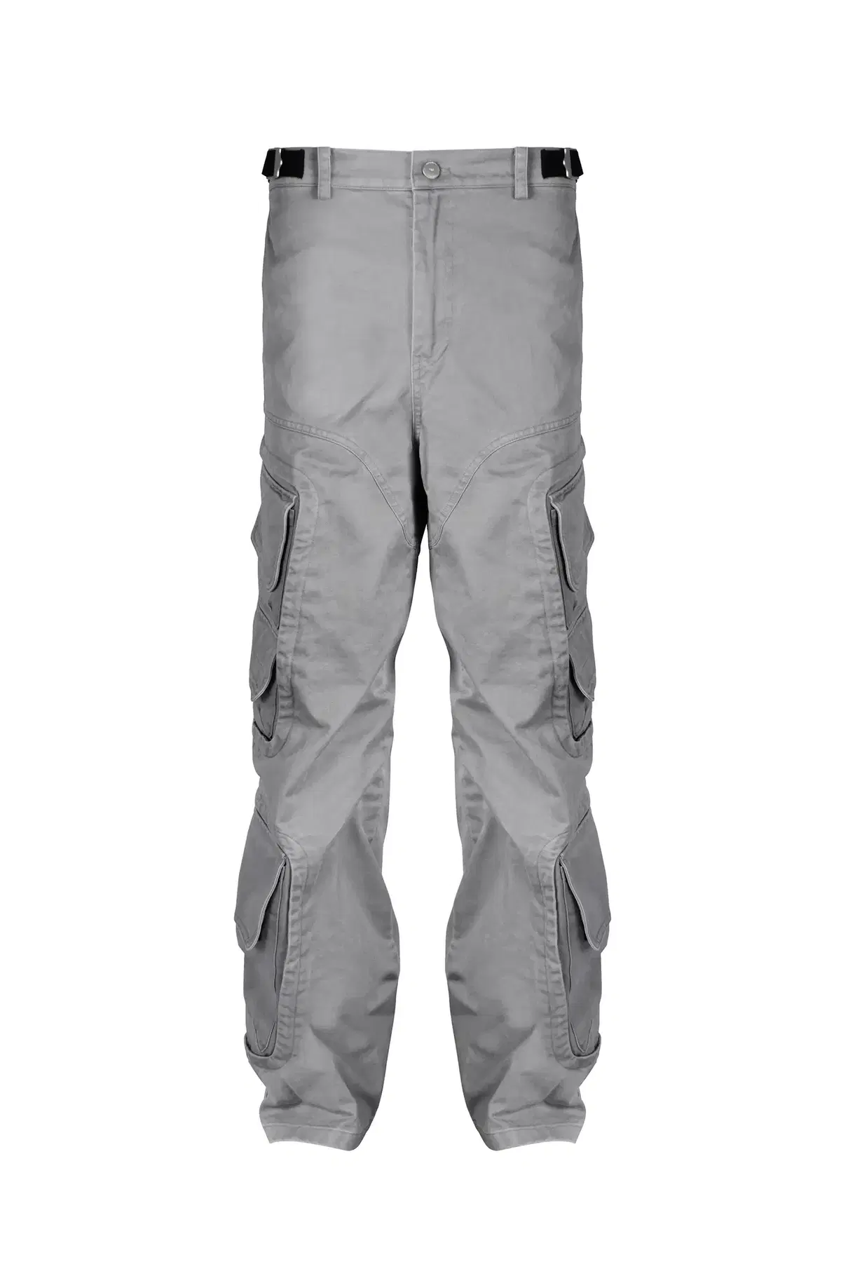 [1] Paphromwat Paa Kaive Pa Washed Cargo Pants Gray